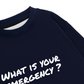 Áo Sweater Nỉ Hai Da Car What Is Your Emergency
