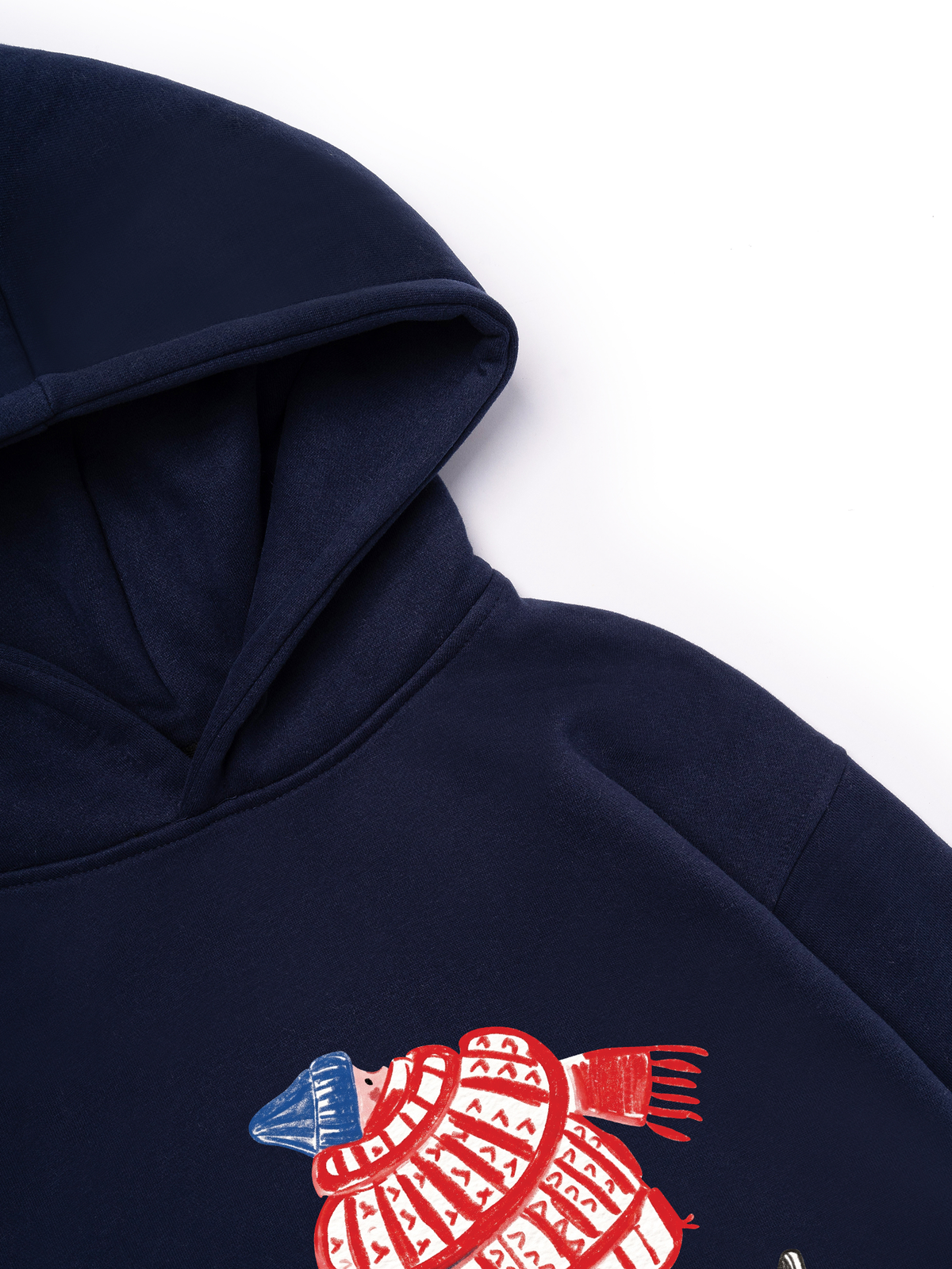 Áo Hoodie Nỉ Hai Da Wrapped Up