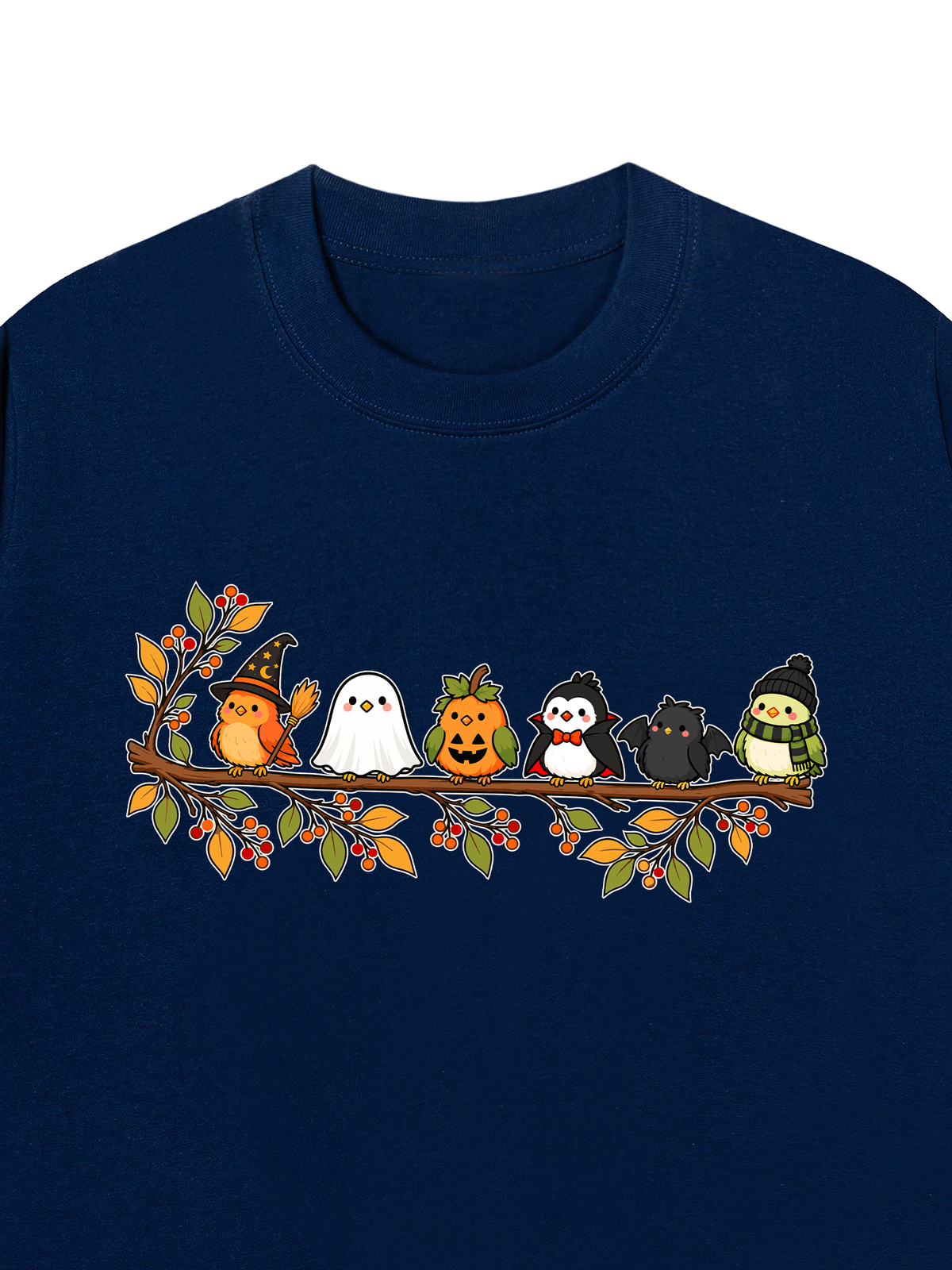 Áo Thun Relaxed Fit Halloween Birds Lineup