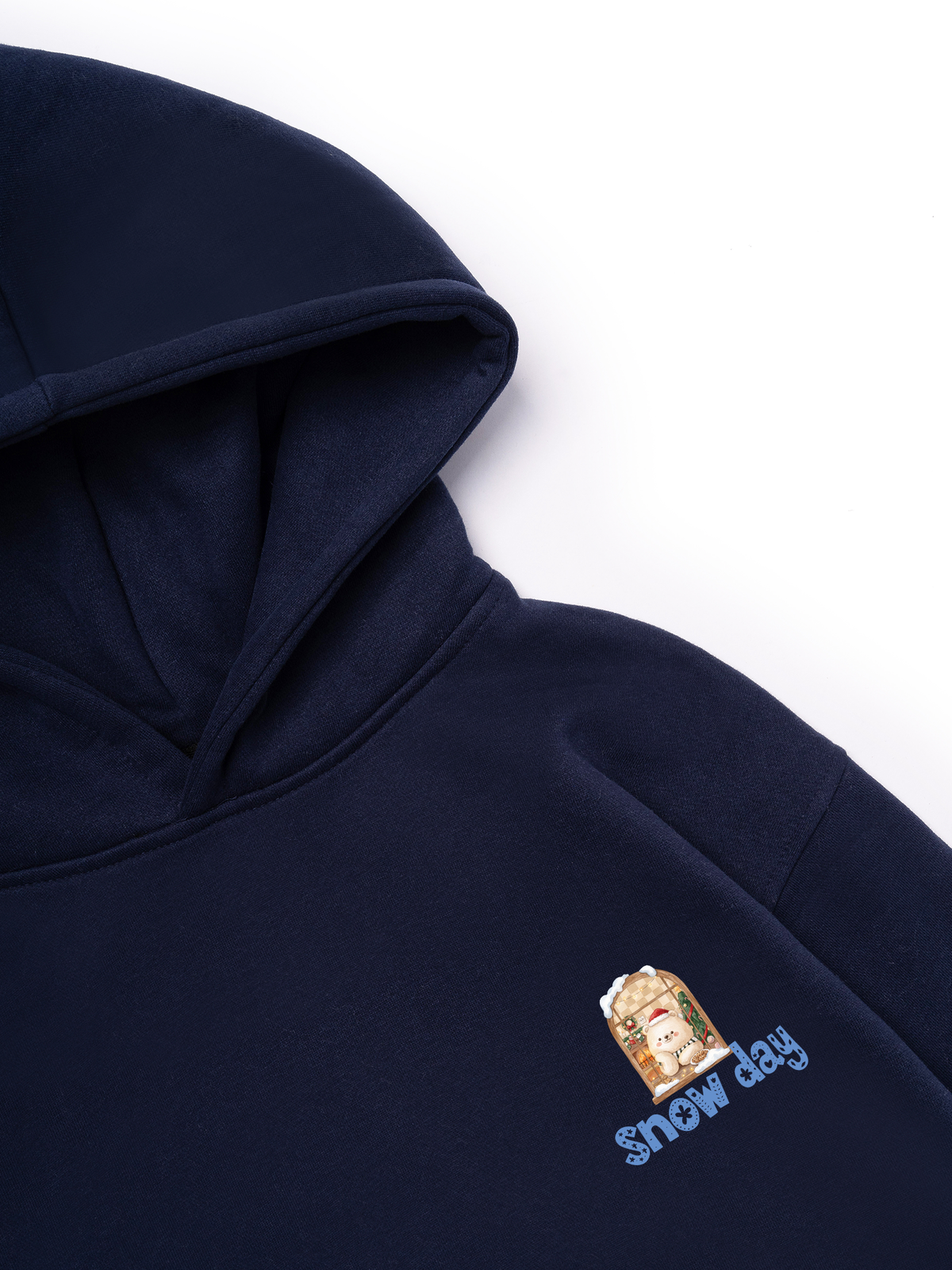 Áo Hoodie Nỉ Hai Da Snow Day