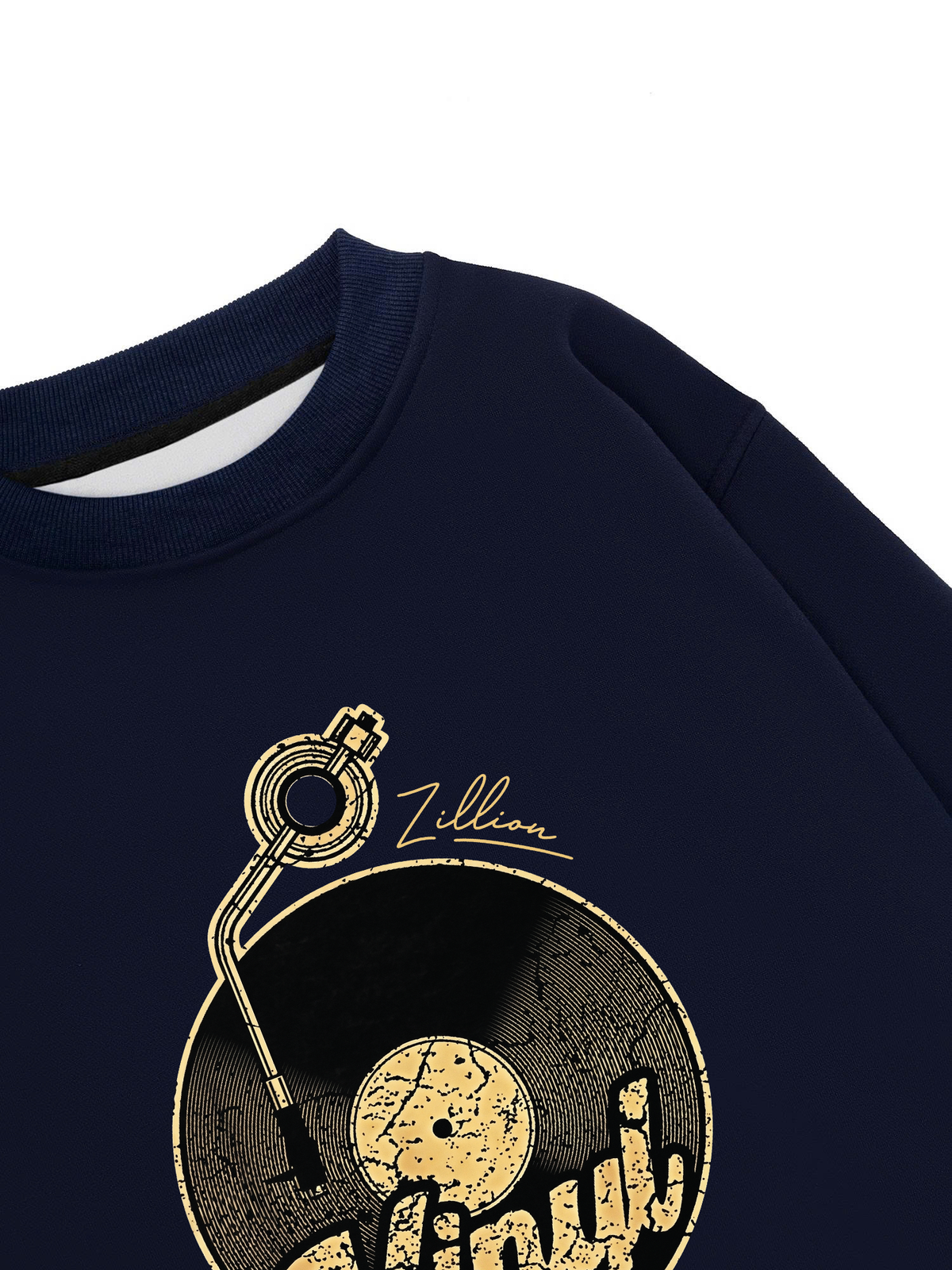 Áo Sweater Nỉ Hai Da Zillion Vinyl