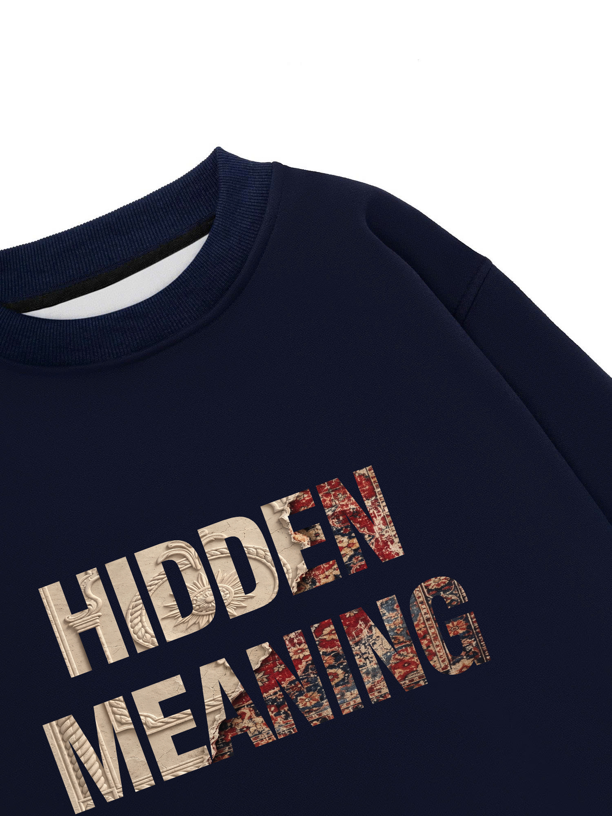 Áo Sweater Nỉ Hai Da Some Truths Stay Hidden