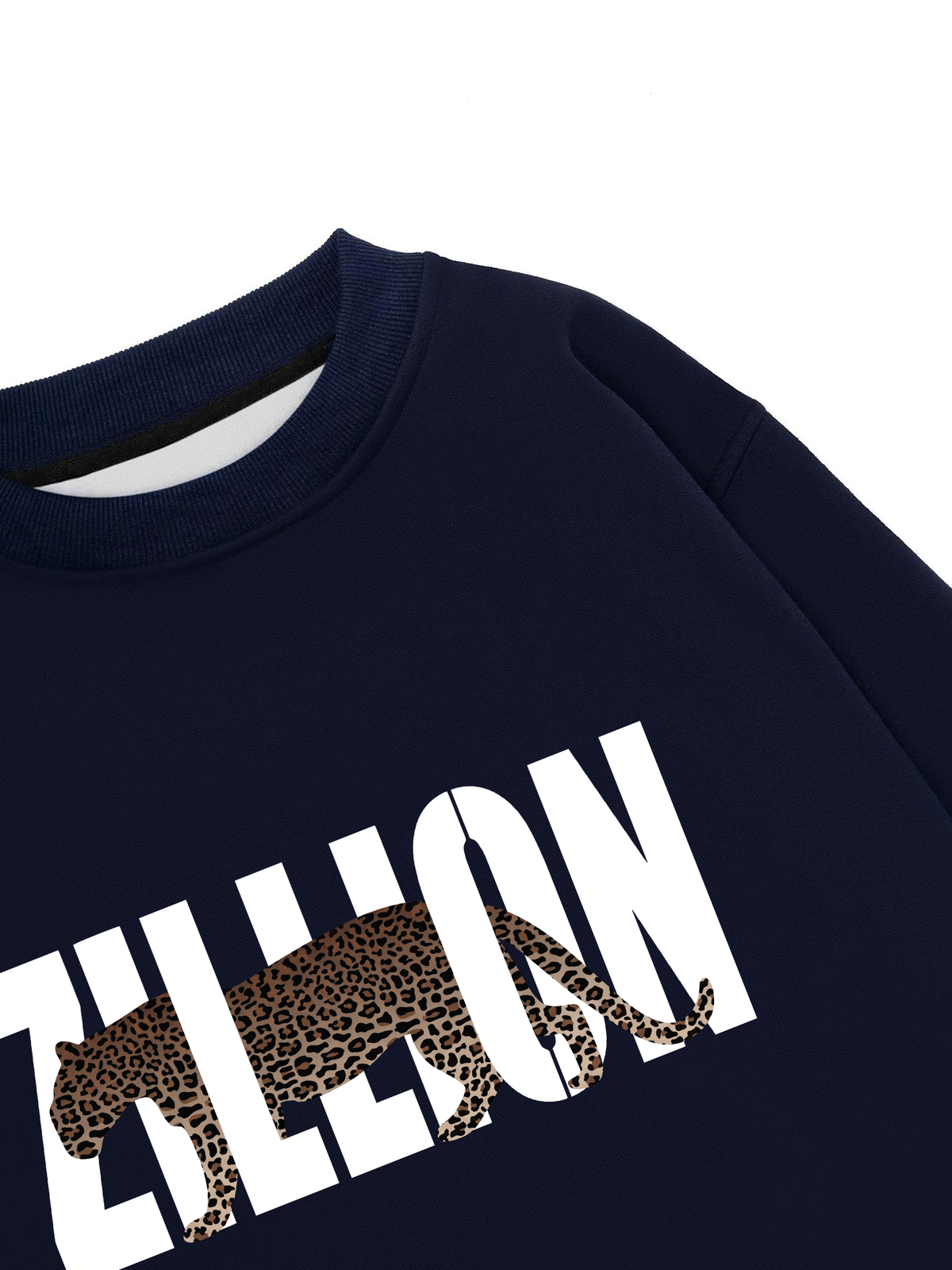 Áo Sweater Nỉ Hai Da Leopard