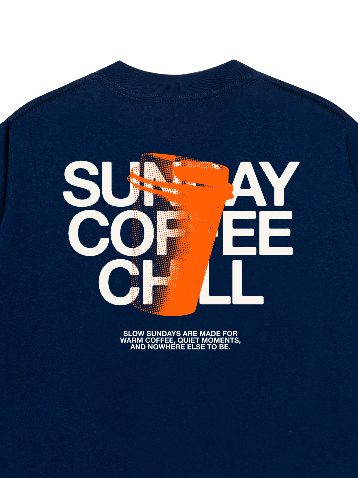 Áo Thun Relaxed Fit Sunday Coffee Chill