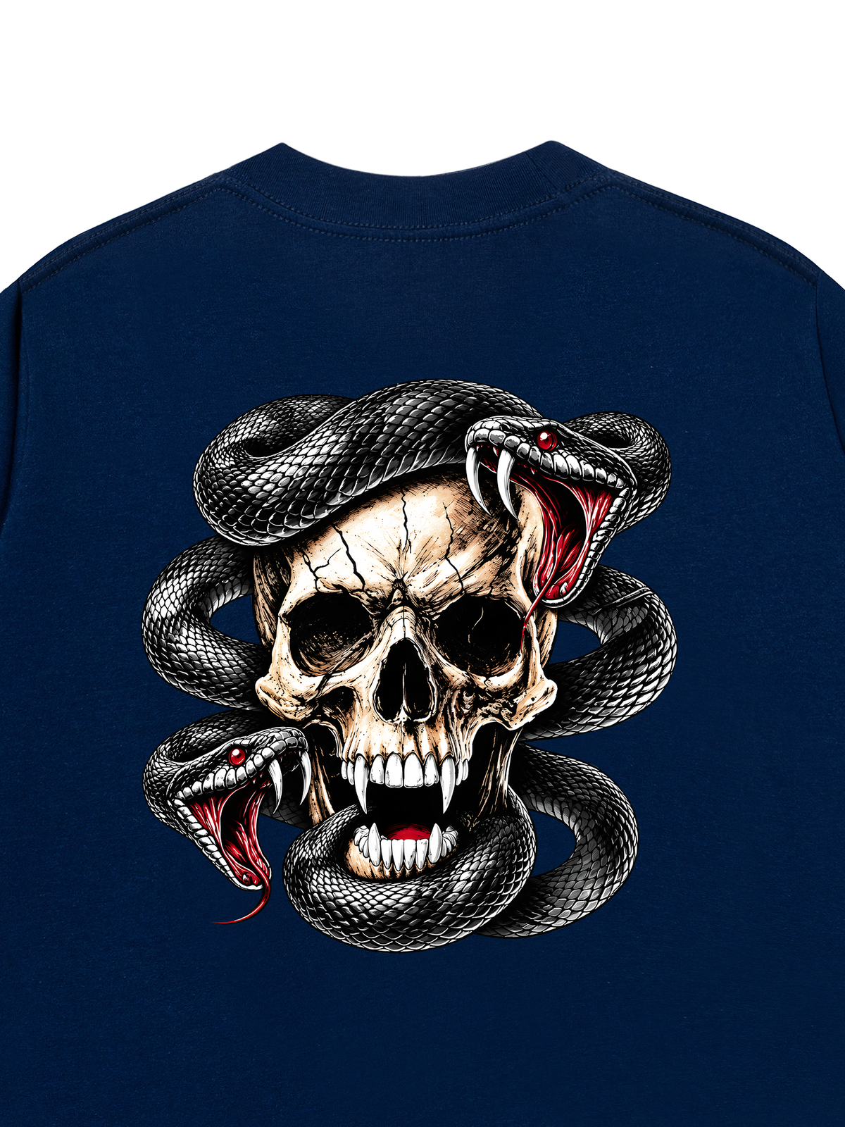 Áo Thun Relaxed Fit Viper Skull