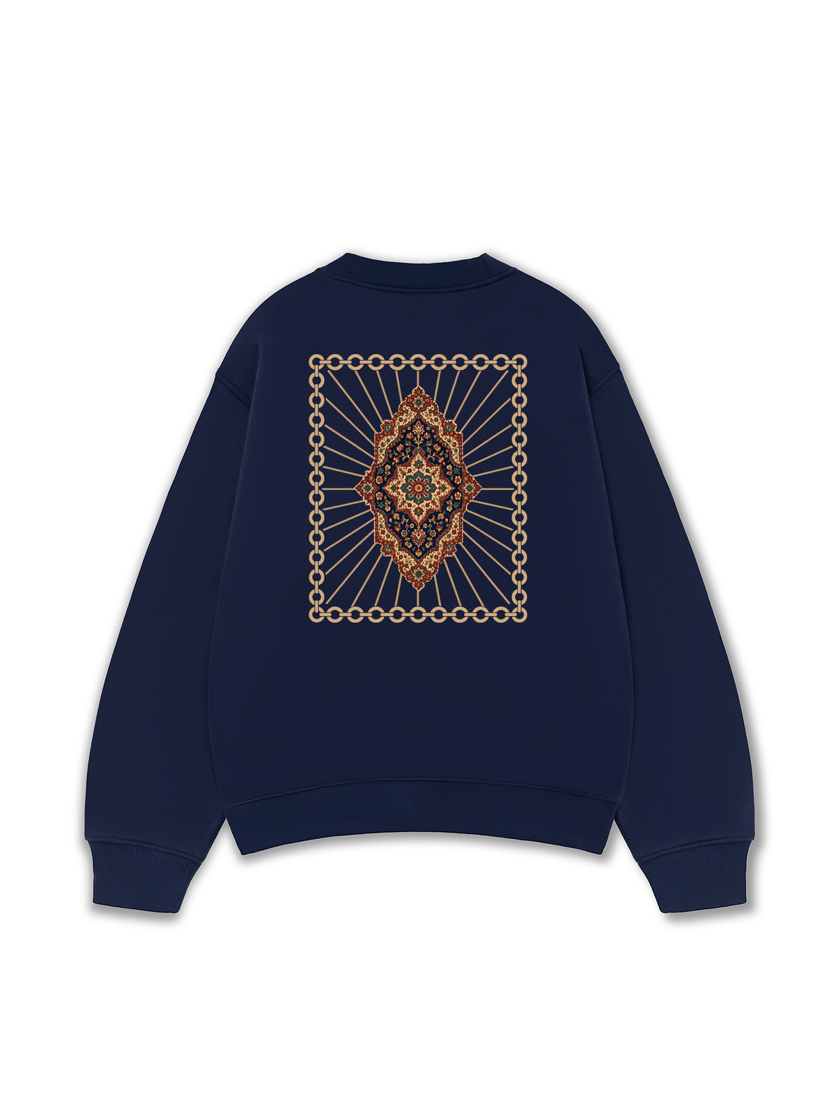 Áo Sweater Nỉ Hai Da Persian Pattern