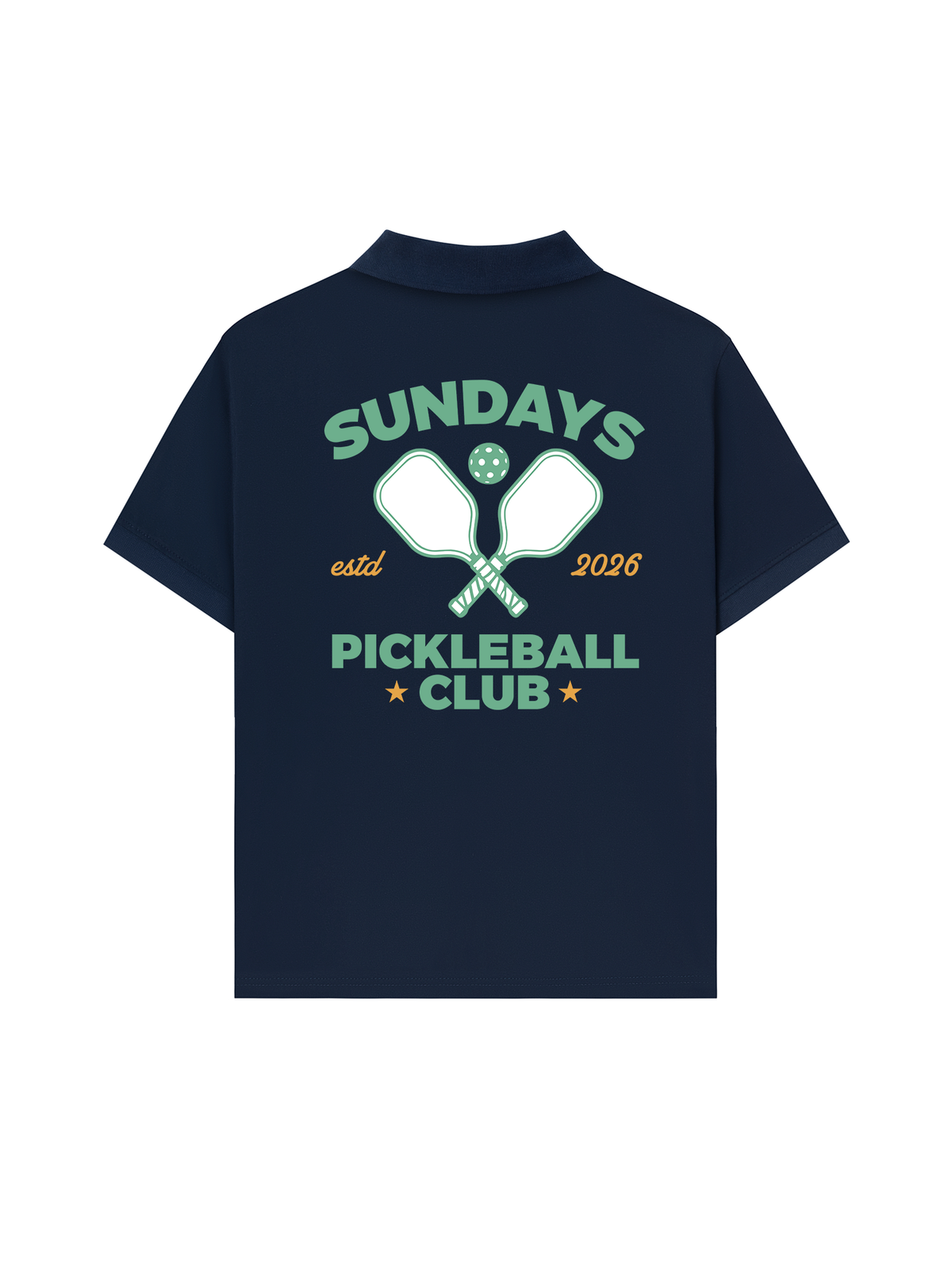 Áo Polo Nữ/ Áo Polo Nam Sundays Pickleball Club
