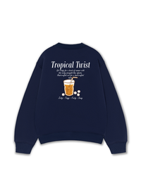 Áo Sweater Nỉ Hai Da Tropical Twist