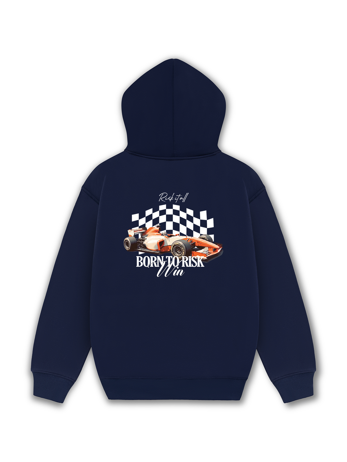Áo Hoodie Nỉ Hai Da Car Born To Risk Win