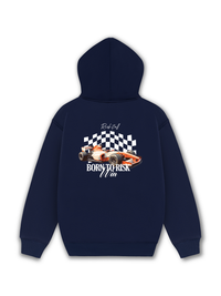 Áo Hoodie Nỉ Hai Da Car Born To Risk Win