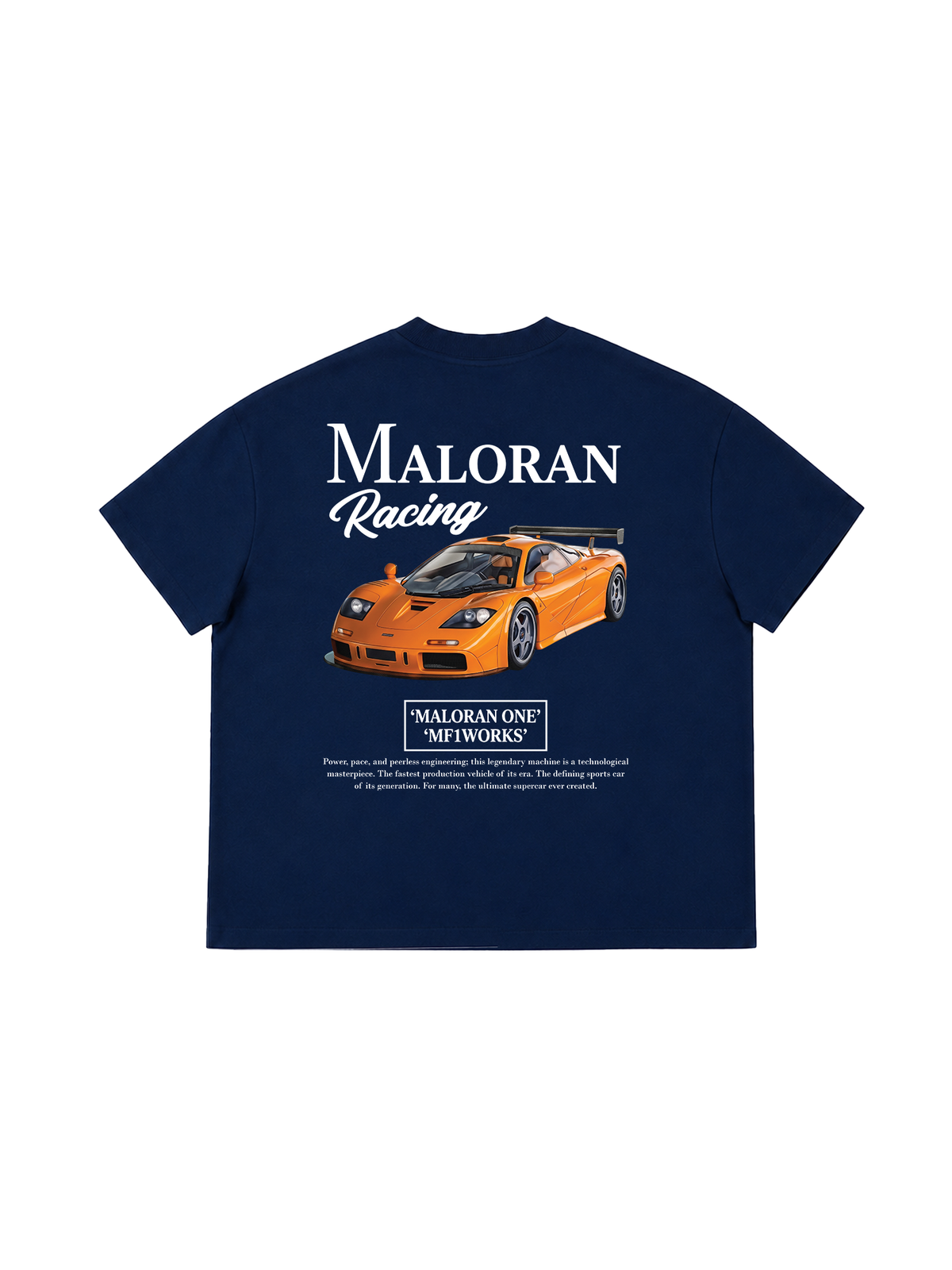 Áo Thun Boxy Car Maloran Racing