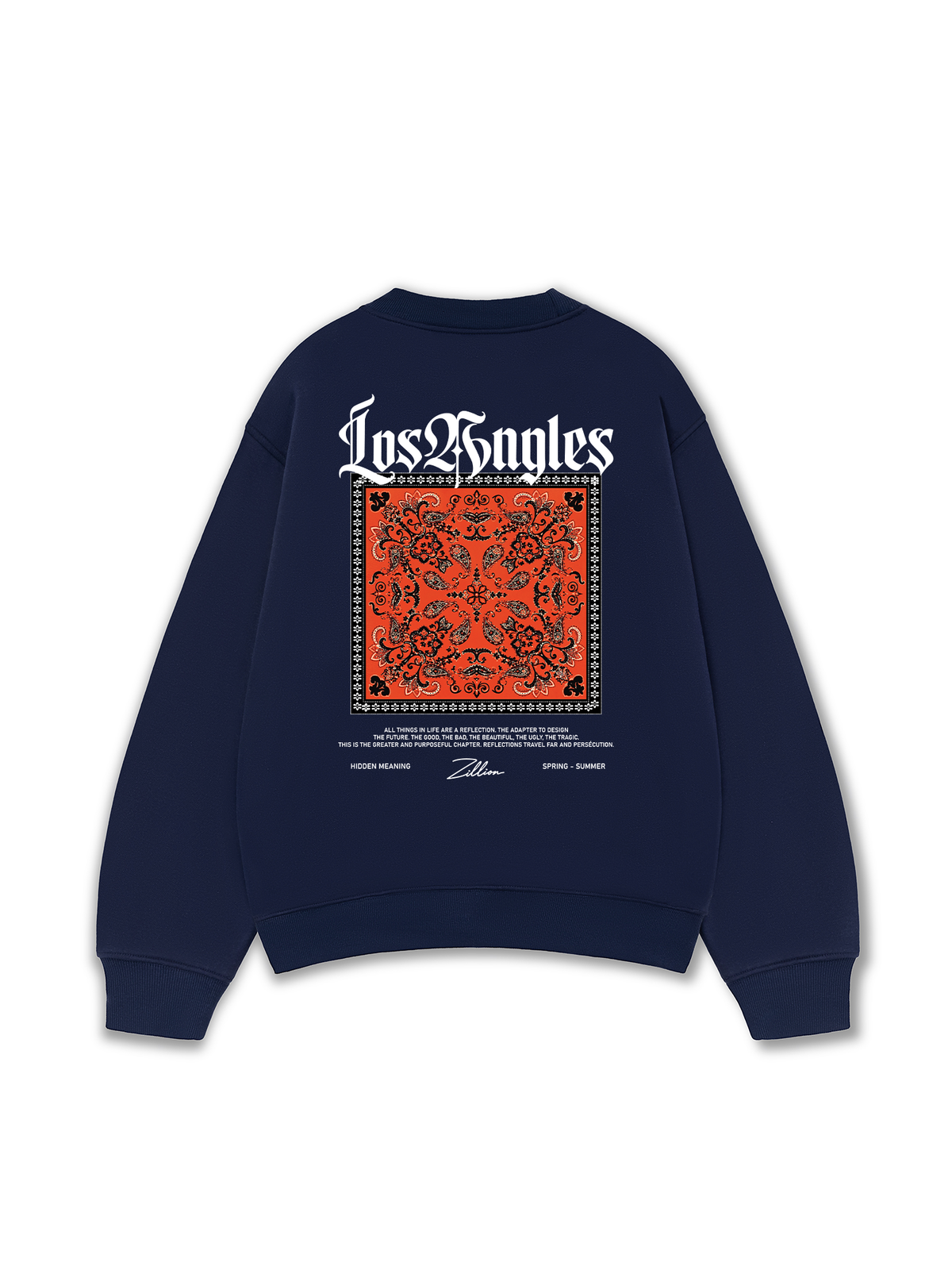 Áo Sweater Nỉ Hai Da Los Angeles