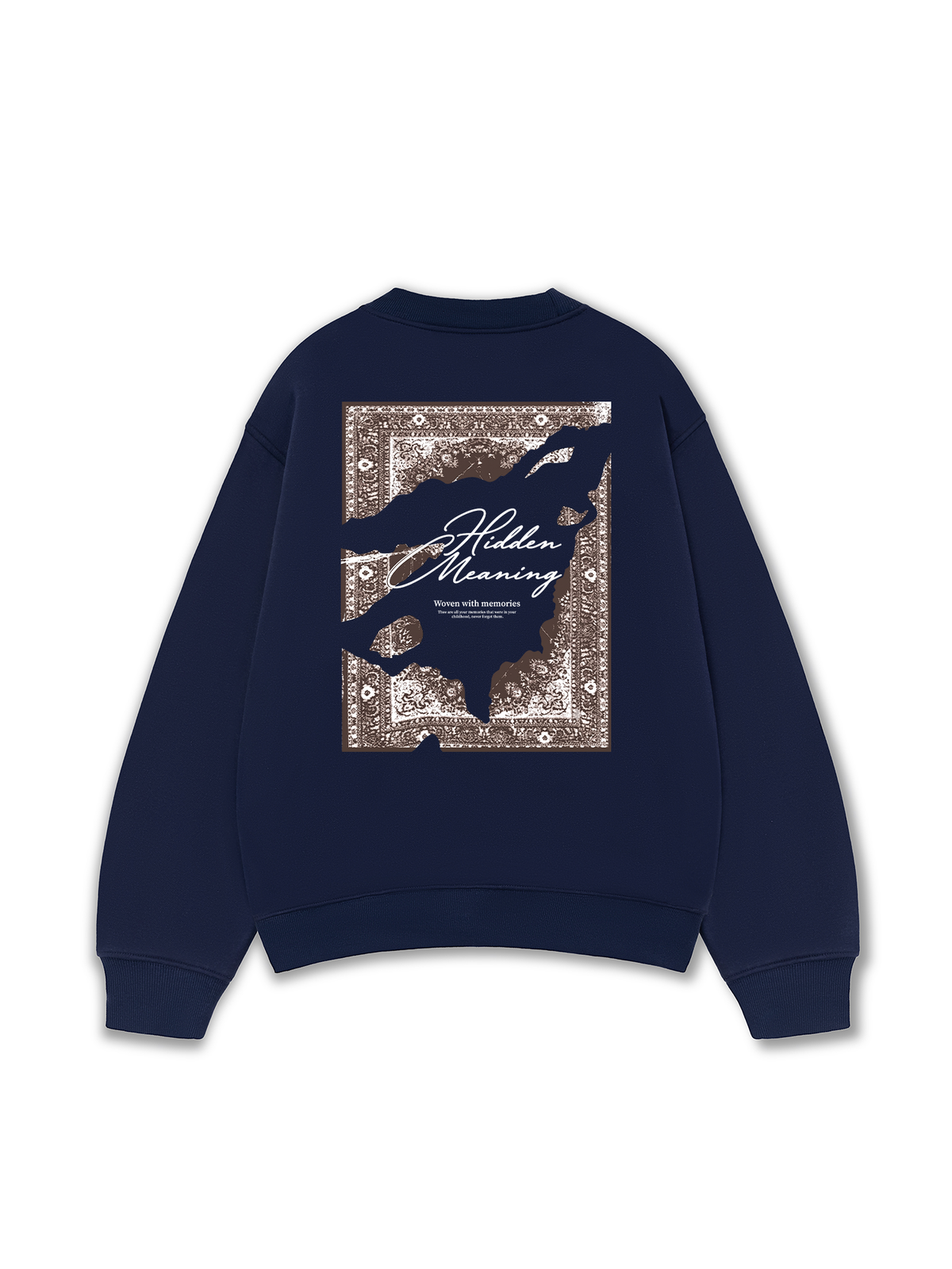 Áo Sweater Nỉ Hai Da Hidden Meaning