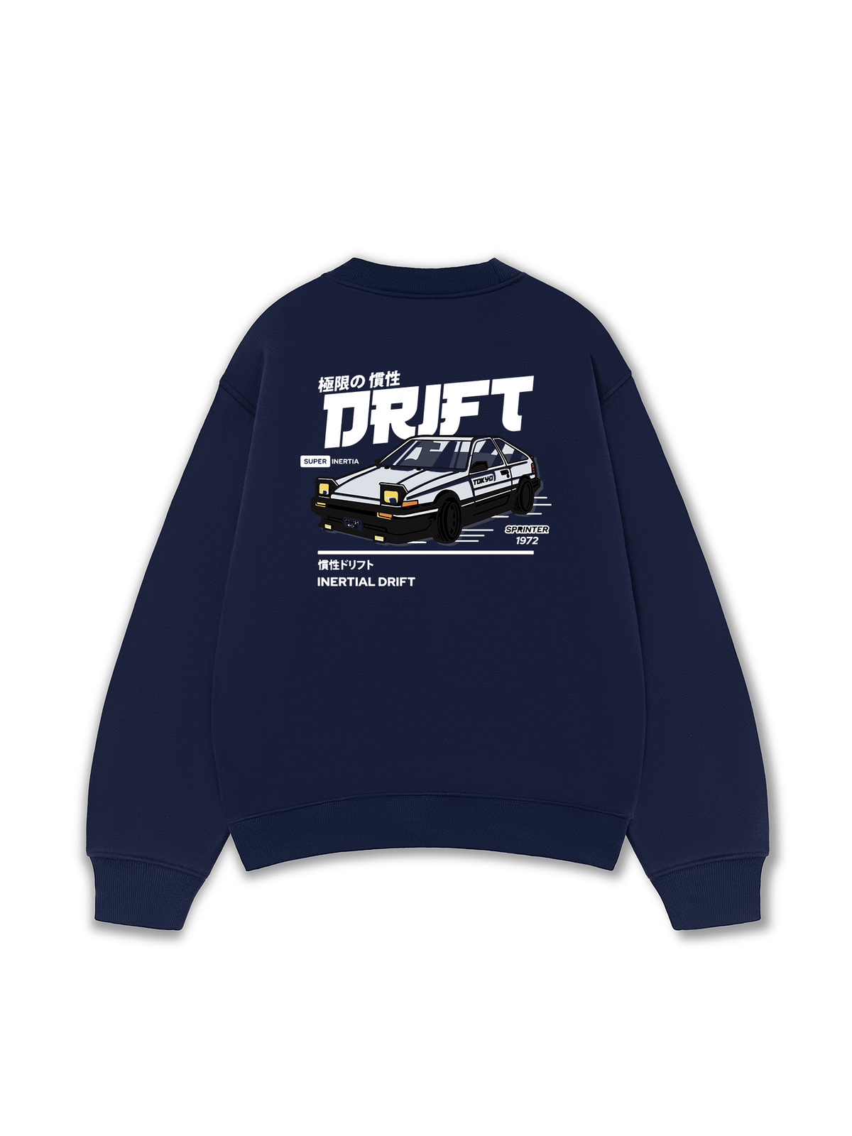 Áo Sweater Nỉ Hai Da Car Drift