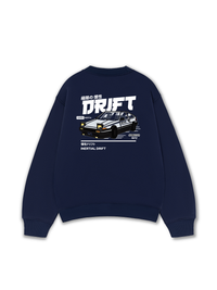 Áo Sweater Nỉ Hai Da Car Drift