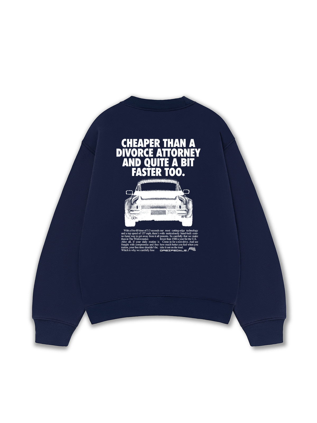 Áo Sweater Nỉ Hai Da Car Drei Pedale