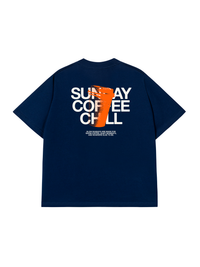 Áo Thun Relaxed Fit Sunday Coffee Chill