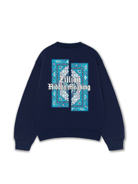 Áo Sweater Nỉ Hai Da Zillion Blue Rug