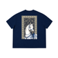 Áo Thun Boxy Blue Horse