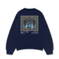 Áo Sweater Nỉ Hai Da  Hidden Meaning Zillion Black Blue Bandana