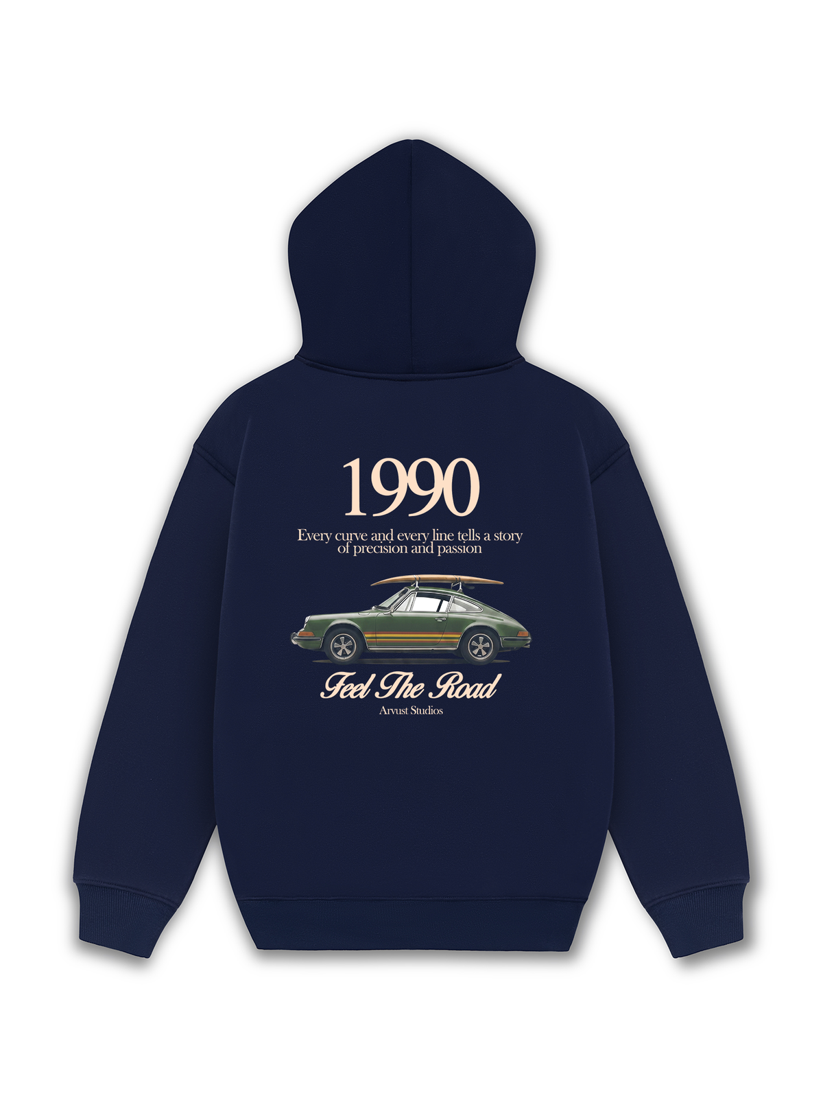 Áo Hoodie Nỉ Hai Da Car Feel The Road