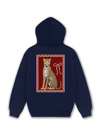 Áo Hoodie Nỉ Hai Da Sitting Leopard