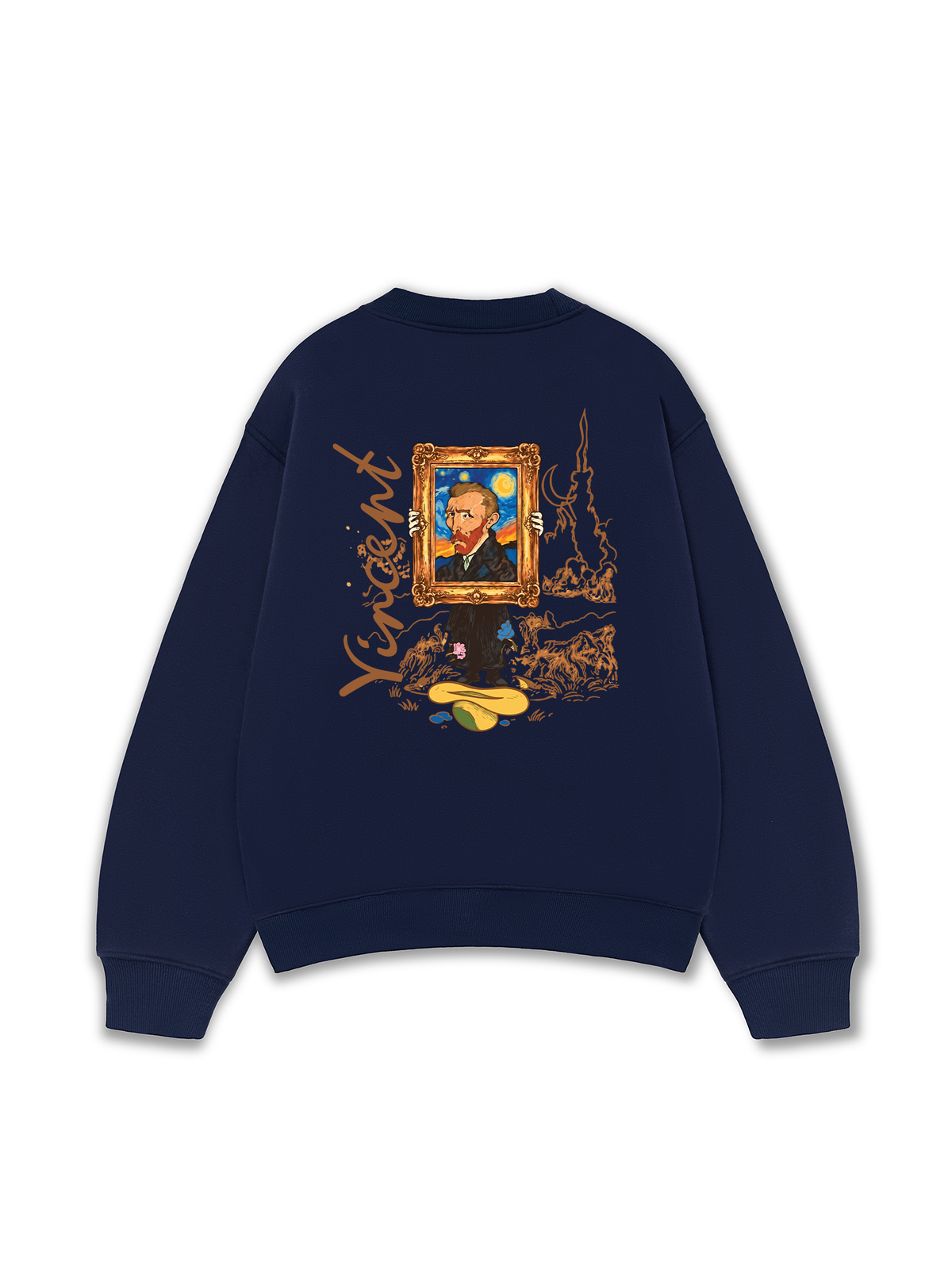 Áo Sweater Nỉ Hai Da Vincent's World