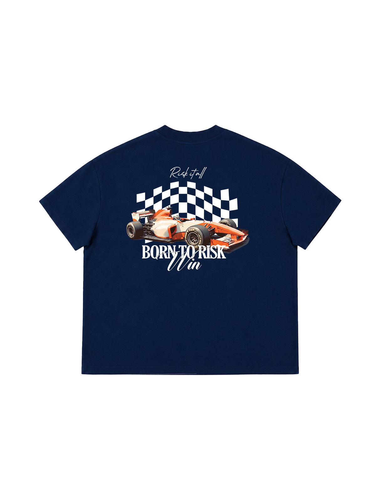 Áo Thun Boxy Car Born To Risk Win