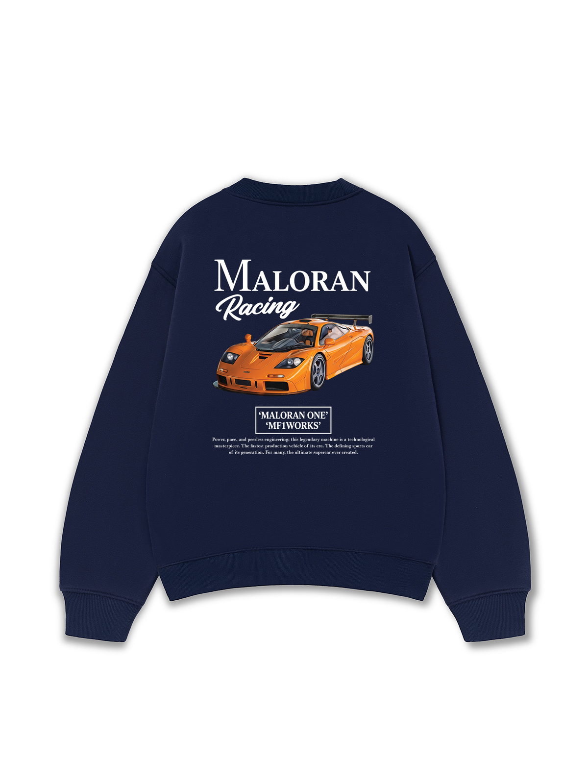 Áo Sweater Nỉ Hai Da Car Maloran Racing