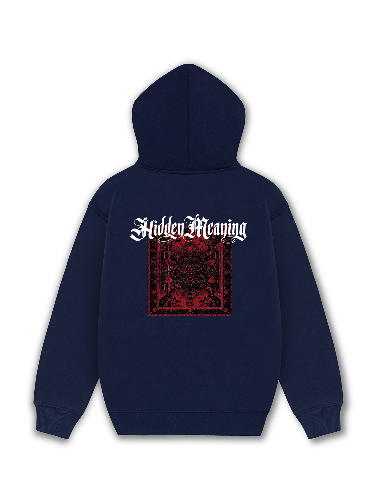 Áo Hoodie Nỉ Hai Da Hidden Meaning Red Rug