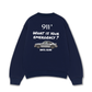 Áo Sweater Nỉ Hai Da Car What Is Your Emergency