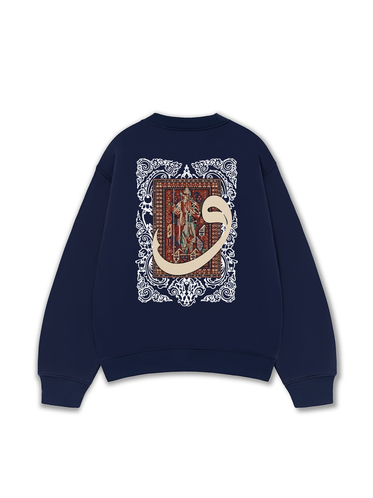 Áo Sweater Nỉ Hai Da The Arabic Letter