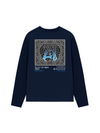 Áo Thun Dài Tay Hidden Meaning Zillion Black Blue Bandana