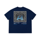 Áo Thun Boxy Hidden Meaning Zillion Black Blue Bandana