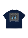 Áo Thun Boxy Hidden Meaning Zillion Black Blue Bandana