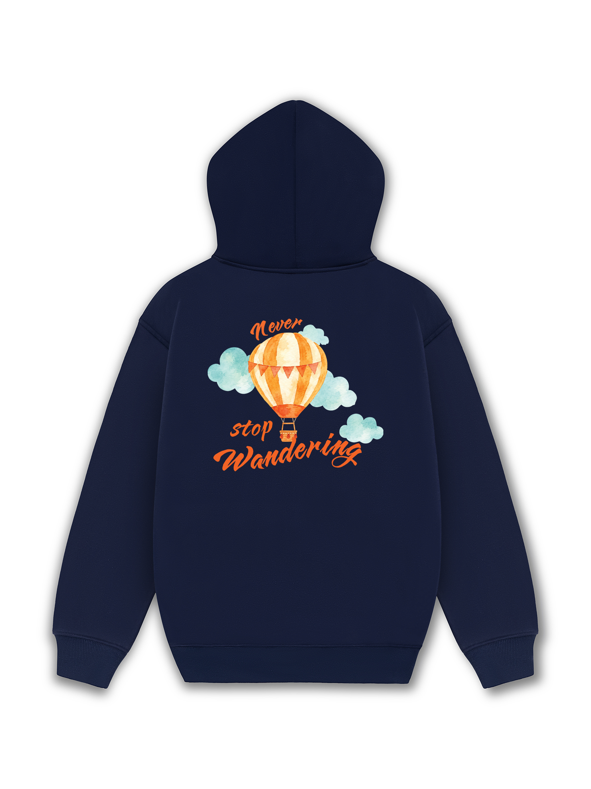 Áo Hoodie Nỉ Hai Da Never Stop Wandering