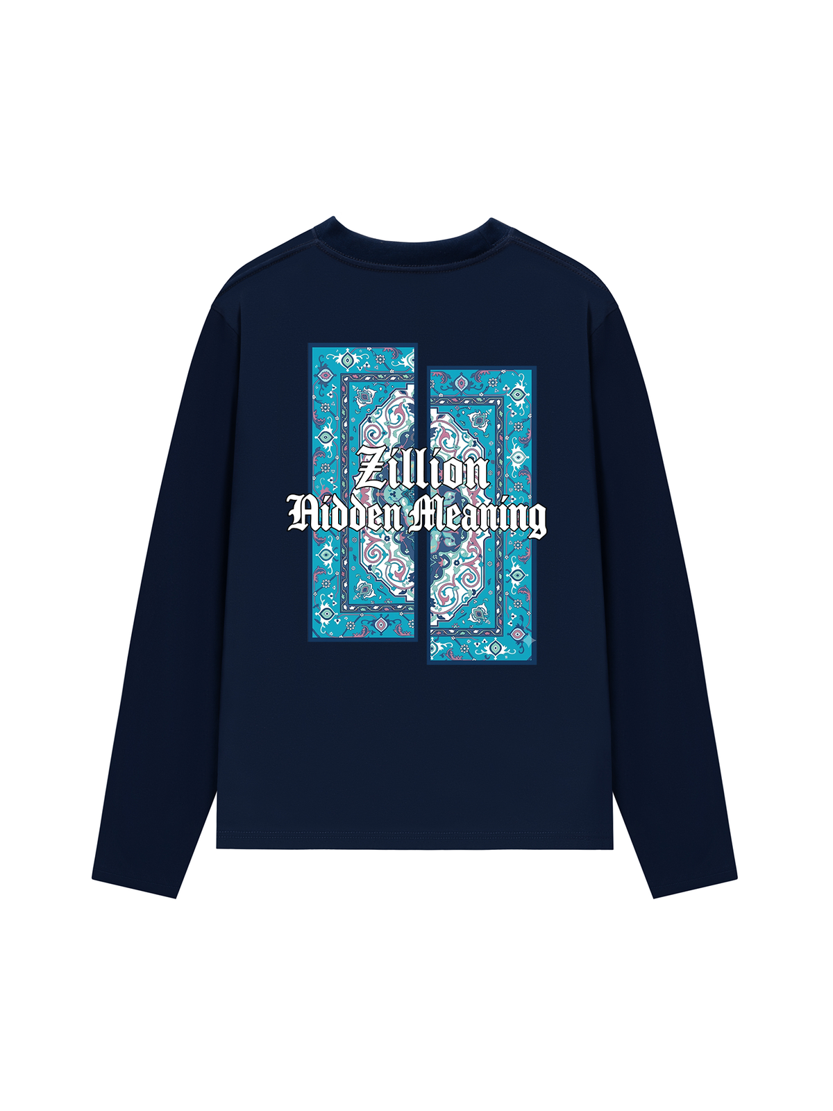 Áo Thun Dài Tay Zillion Blue Rug