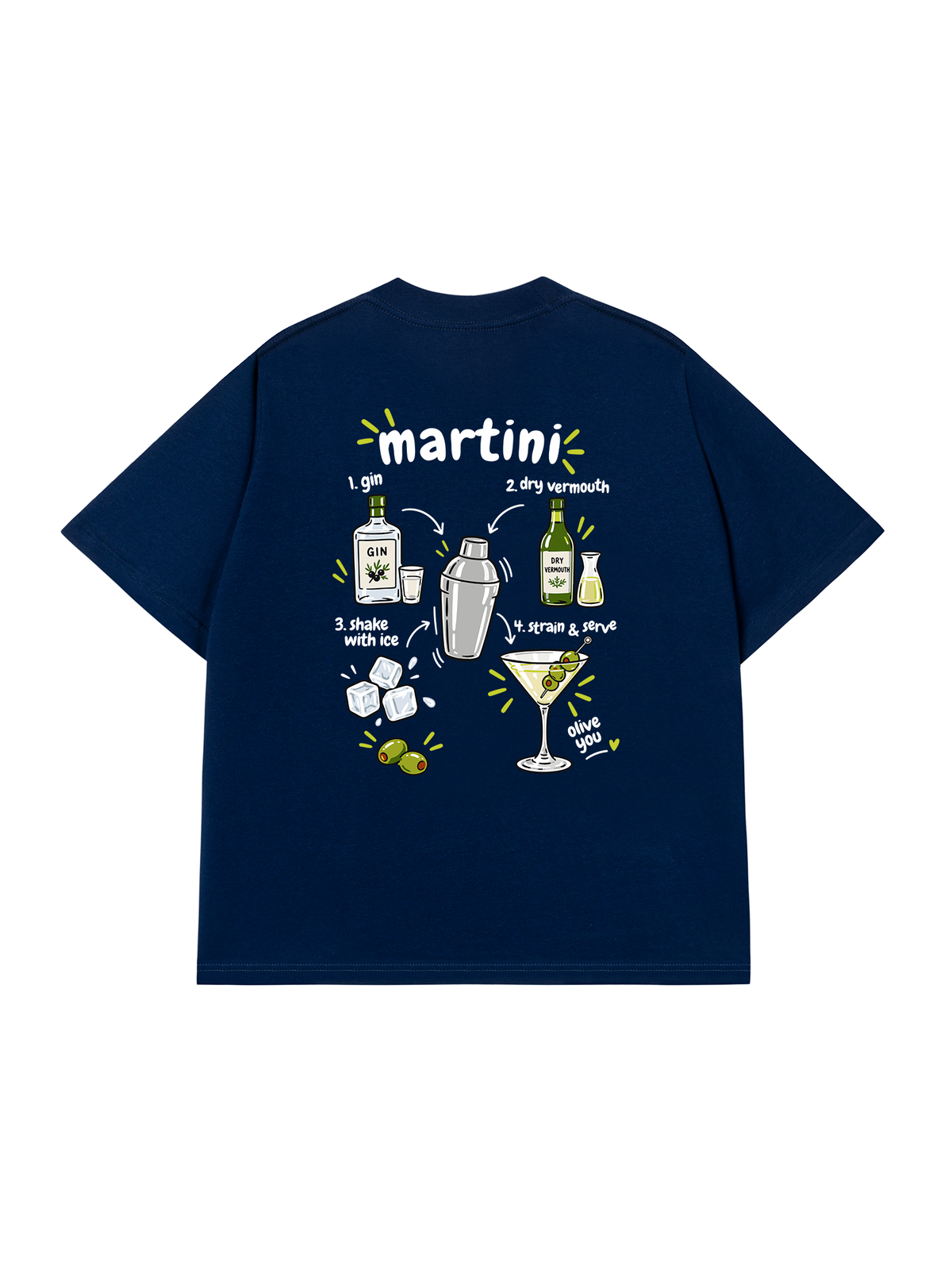 Áo Thun Relaxed Fit Martini Olive You