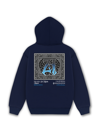 Áo Hoodie Nỉ Hai Da Hidden Meaning Zillion Black Blue Bandana