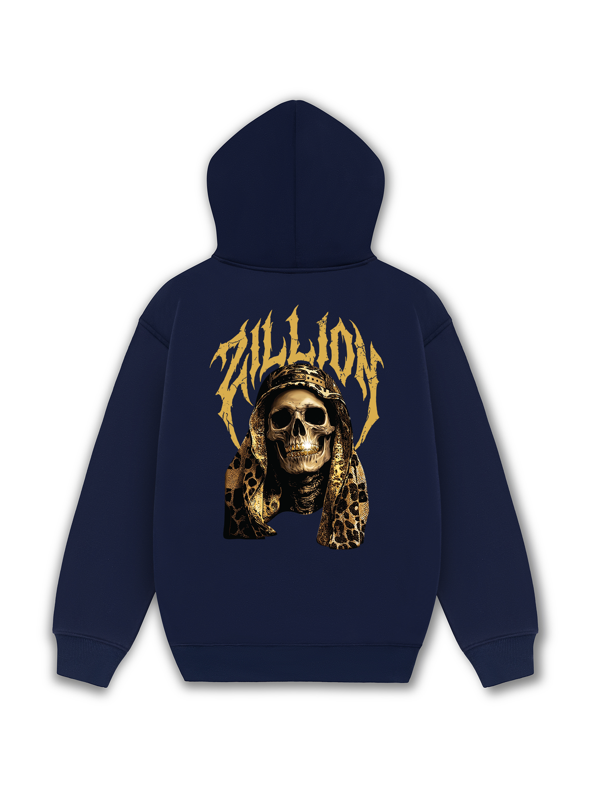 Áo Hoodie Nỉ Hai Da Golden Skull