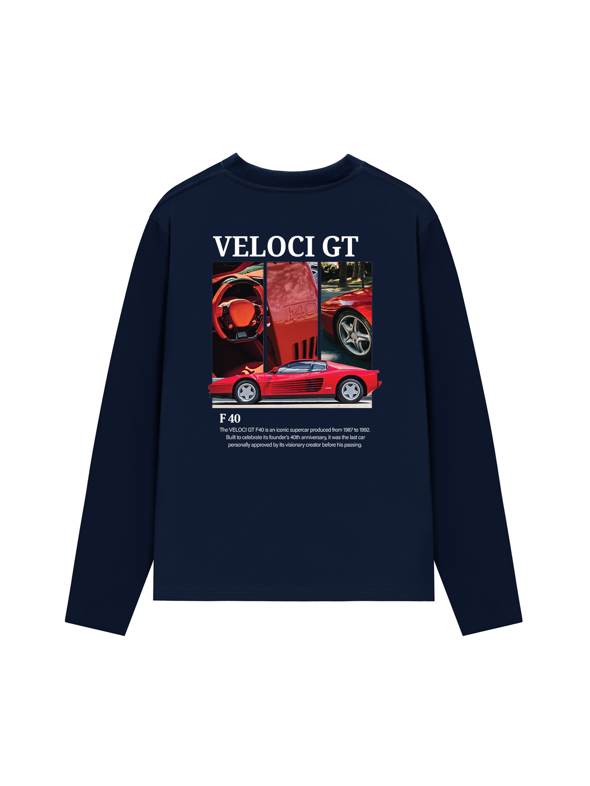 Áo Thun Dài Tay Car Veloci GT F40