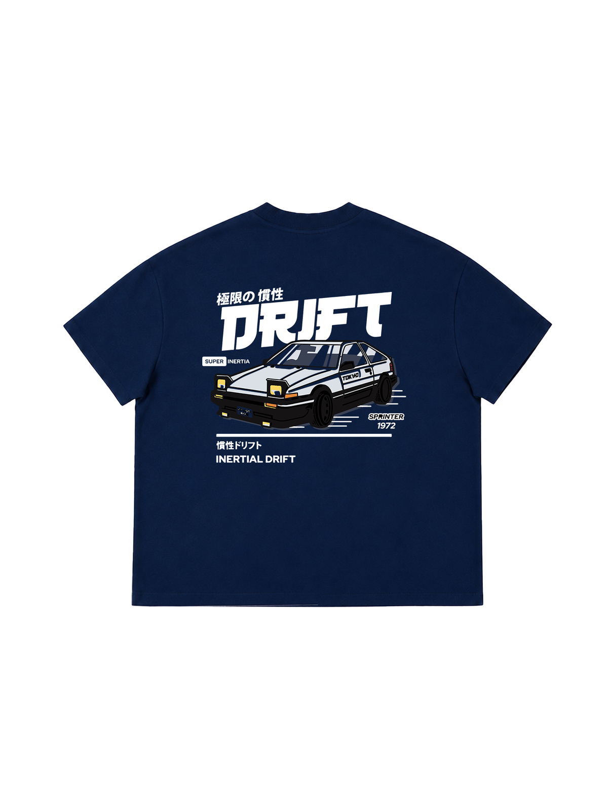 Áo Thun Boxy Car Drift