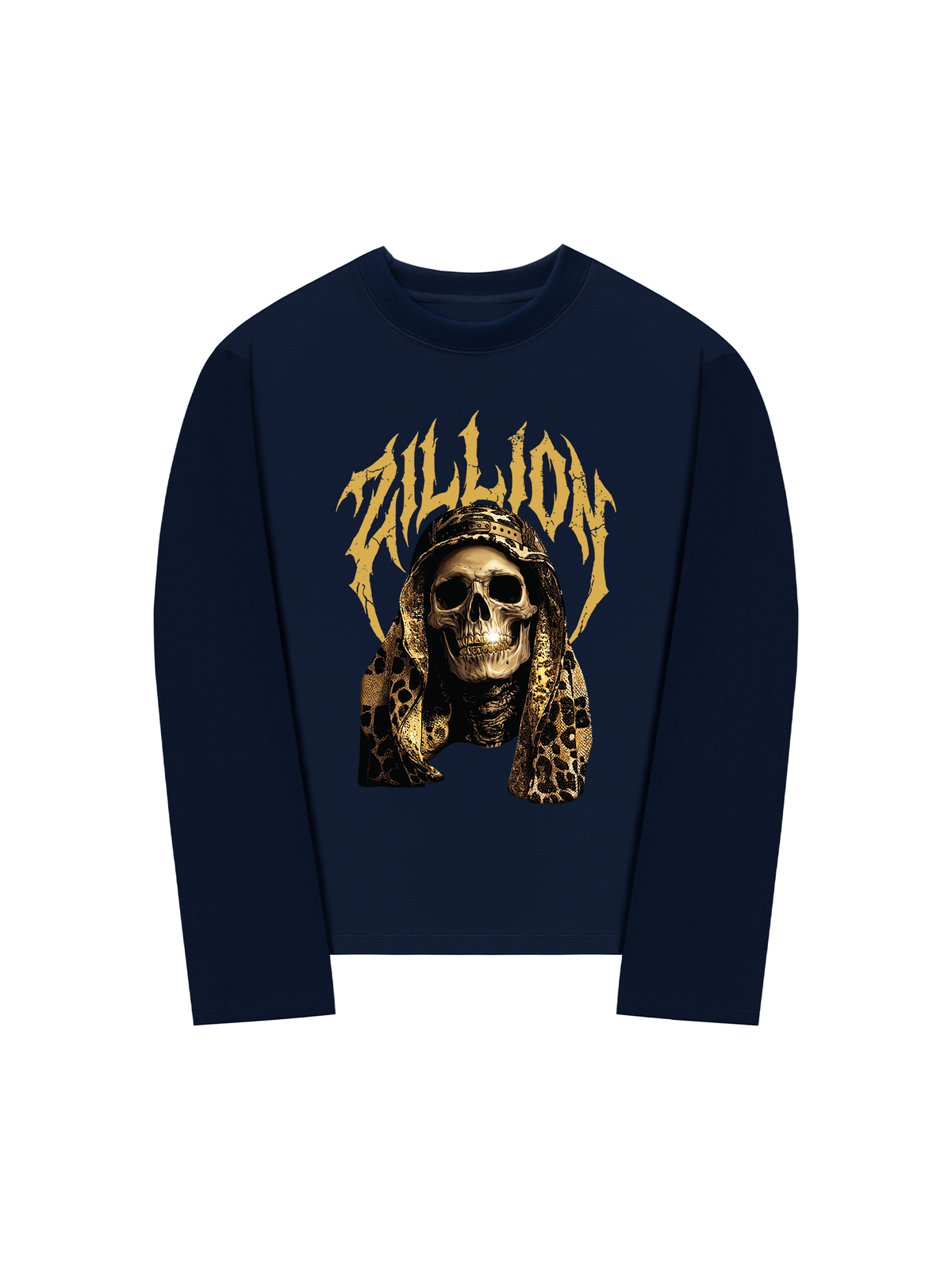 Áo Thun Dài Tay Golden Skull