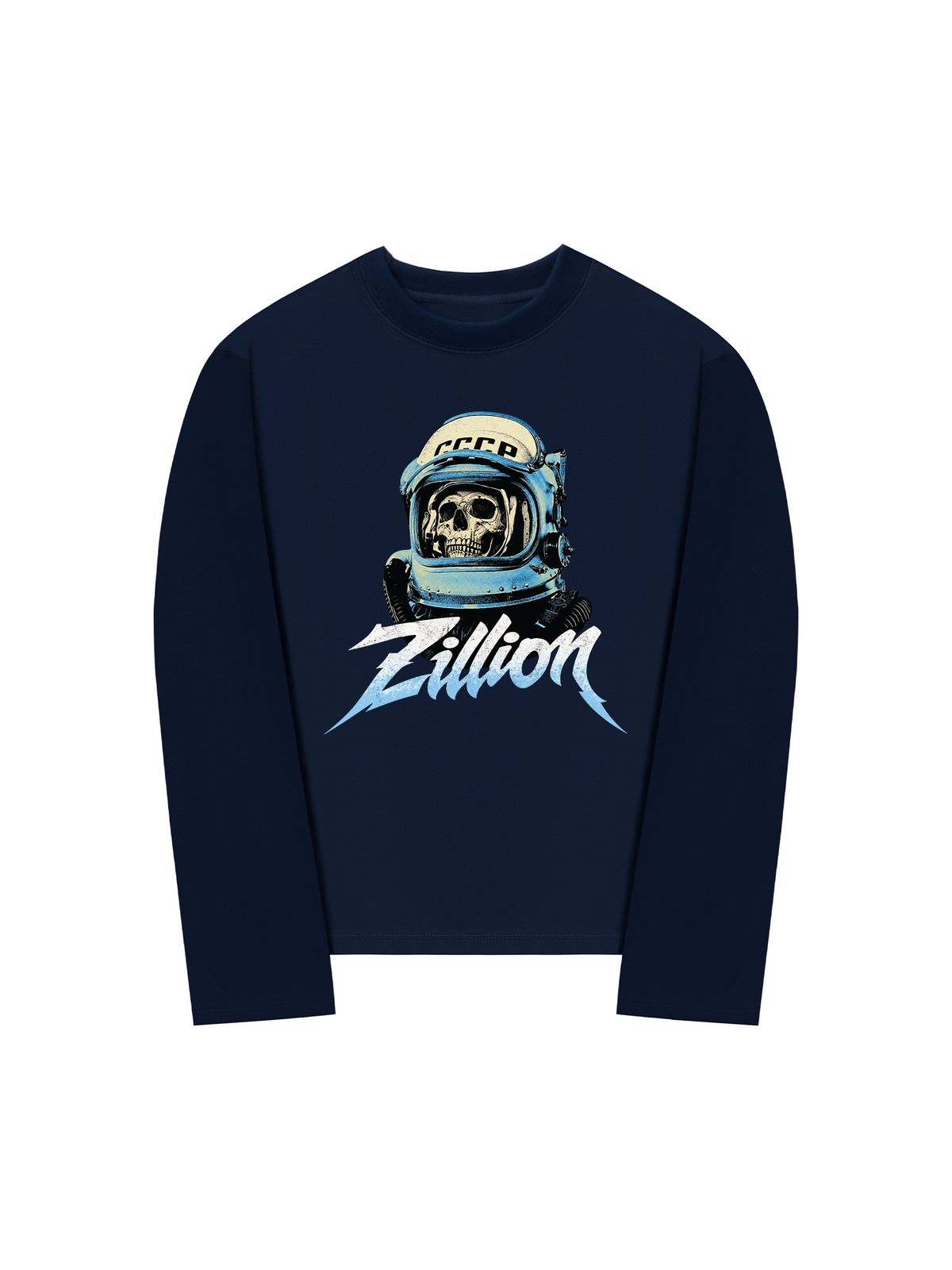 Áo Thun Dài Tay Skull Cosmonaut