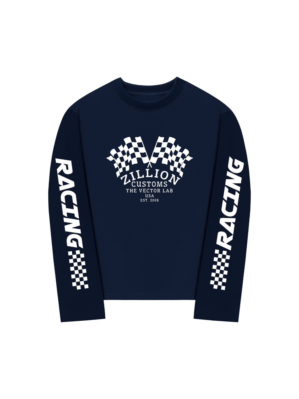 Áo Thun Dài Tay Zillion Customs Racing