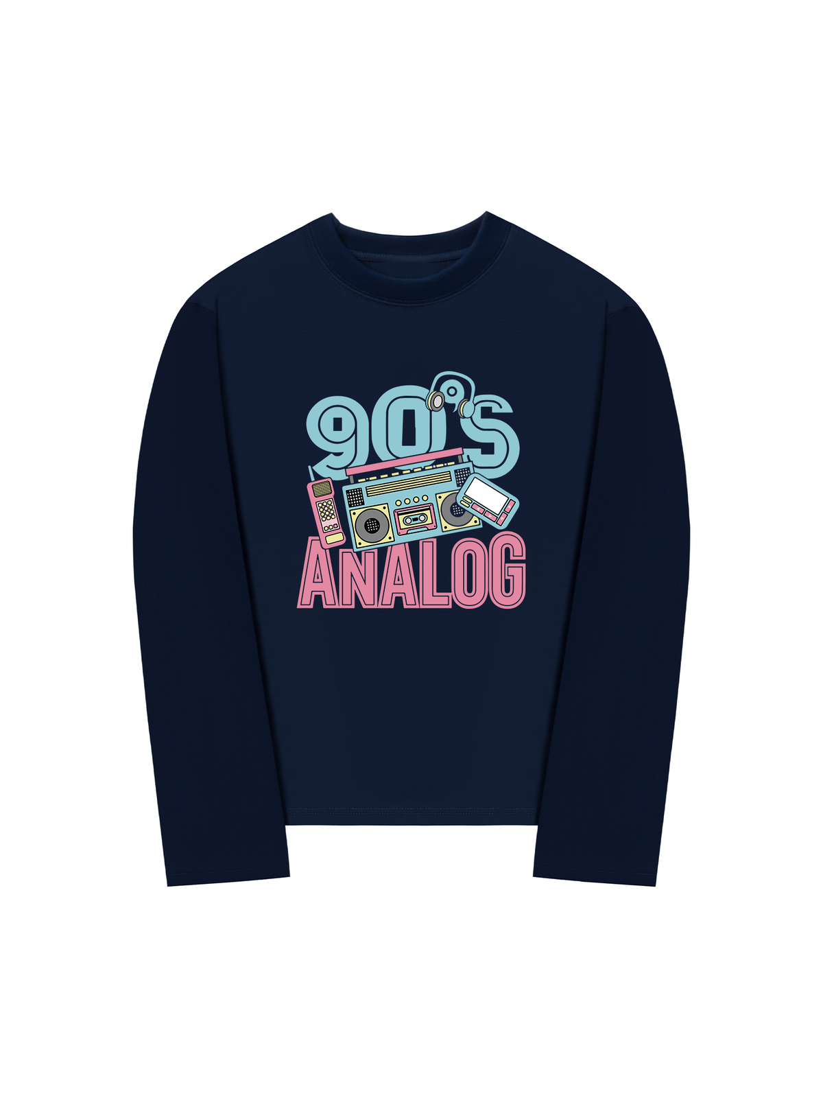 Áo Thun Dài Tay 90s Analog