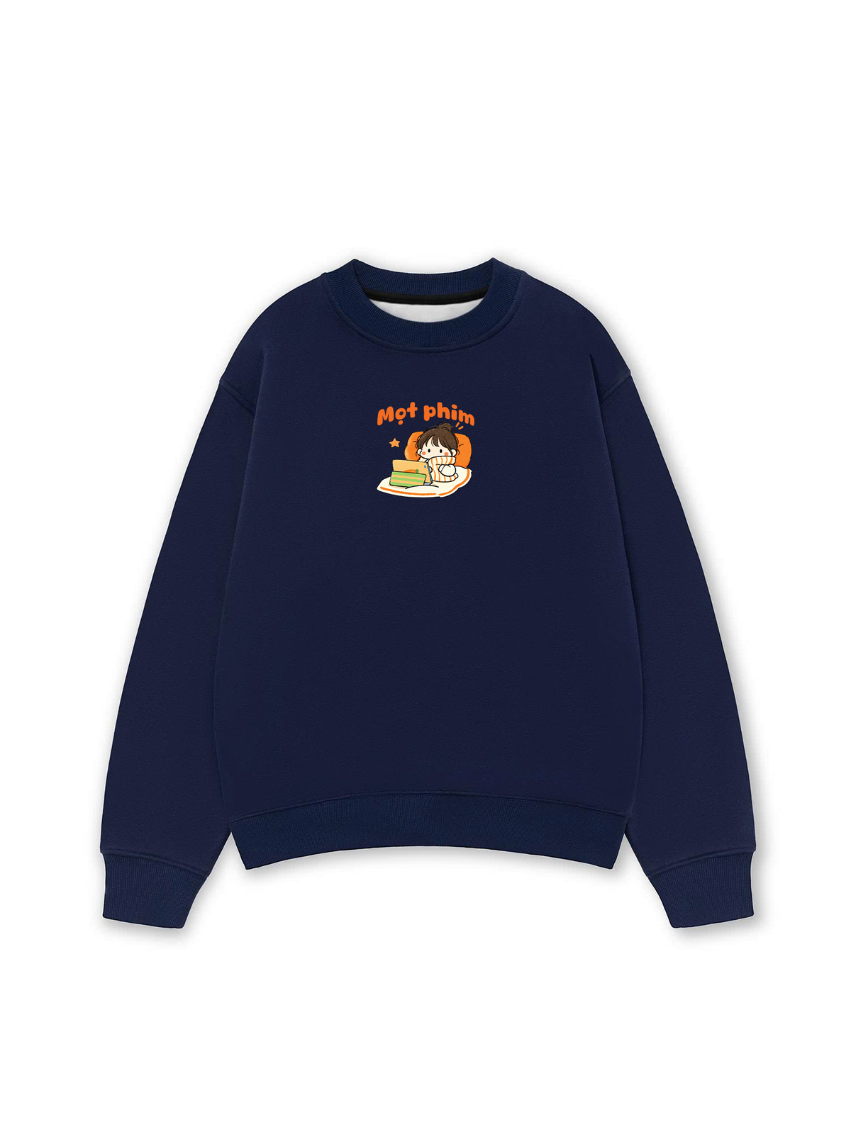 Áo Sweater Nỉ Hai Da Mọt Phim