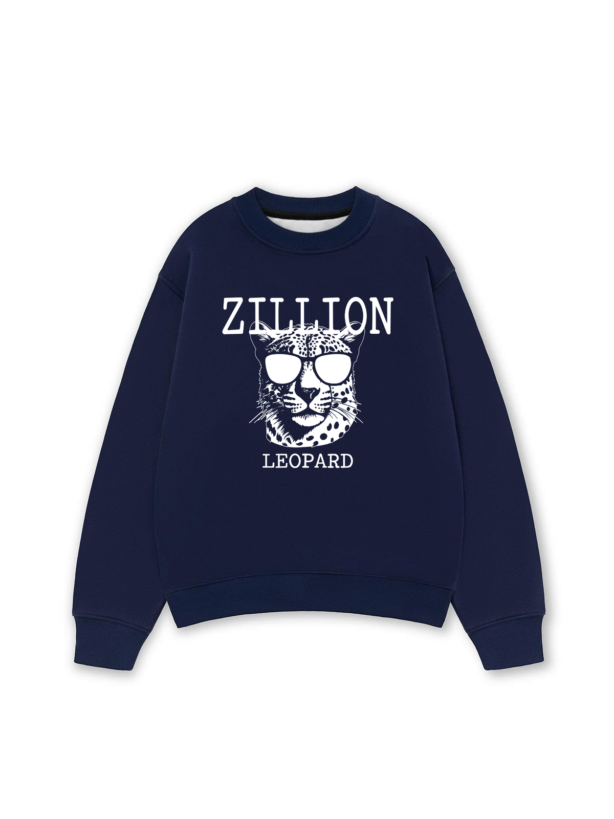 Áo Sweater Nỉ Hai Da Zillion Leopard