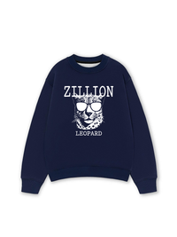 Áo Sweater Nỉ Hai Da Zillion Leopard