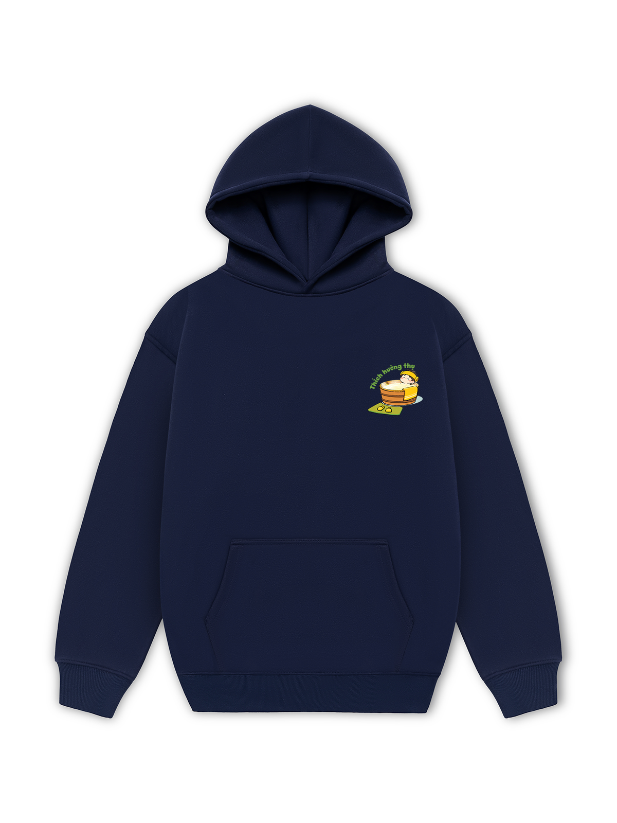 Áo Hoodie Nỉ Hai Da Thích Hưởng Thụ